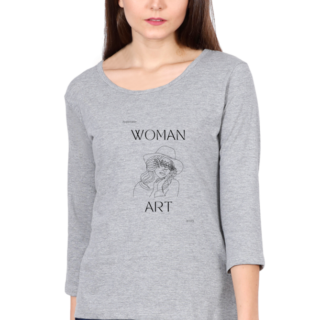 Women's Full Sleeve Cotton T-Shirt